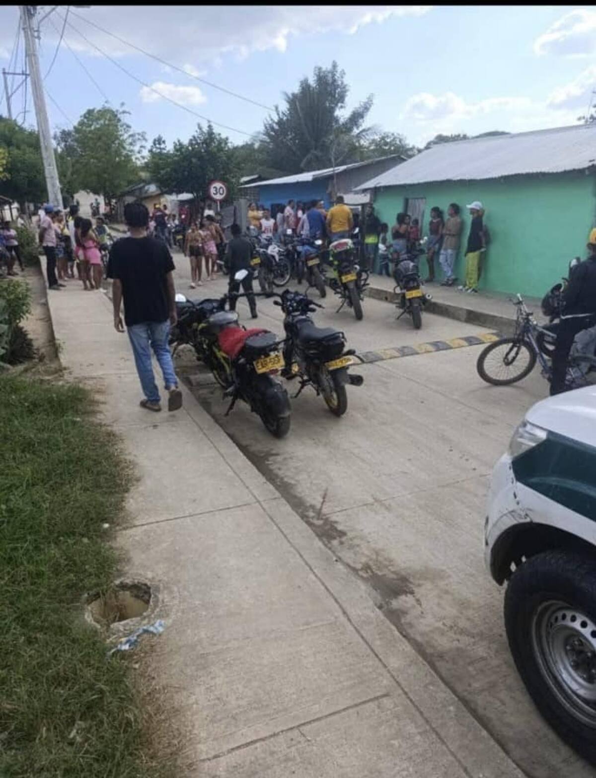 Sicariato en El Carmen de Bolívar. //Foto redes sociales