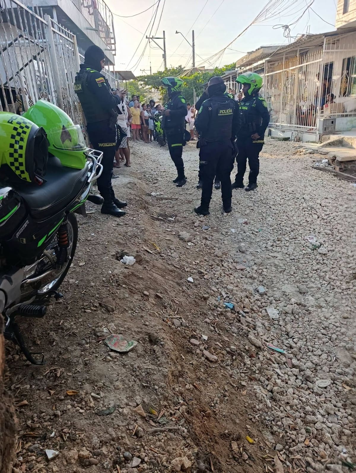 Sicariato en El Pozón. // Foto de redes sociales