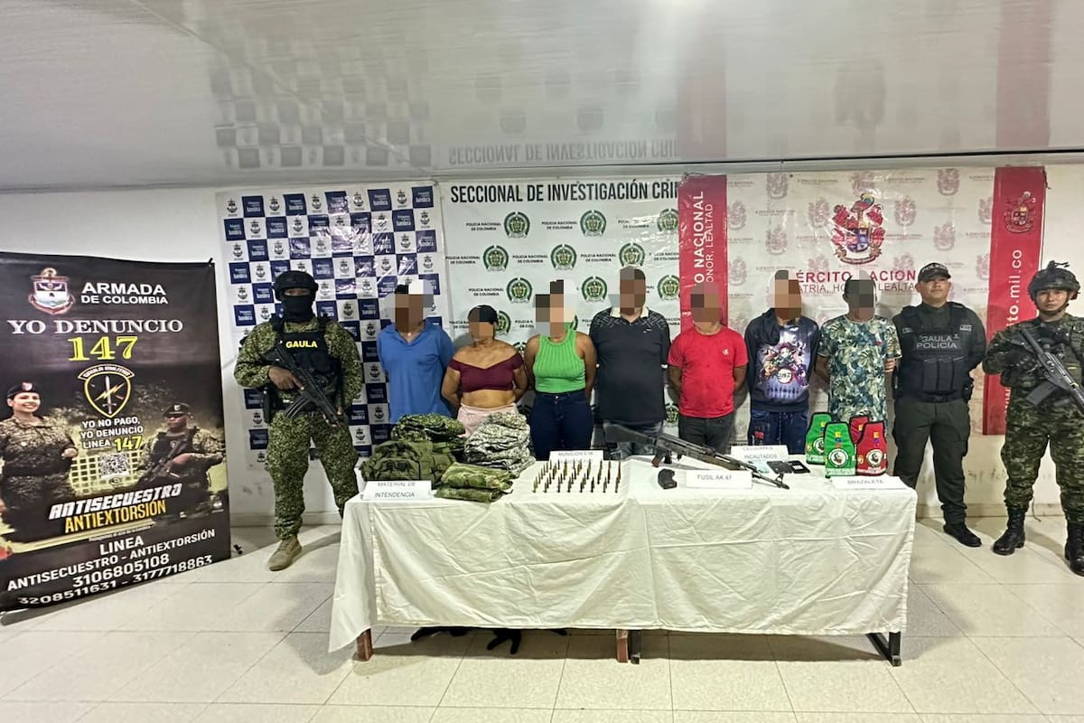Video: así fue la captura de 7 integrantes del Clan del Golfo, dos son cabecillas