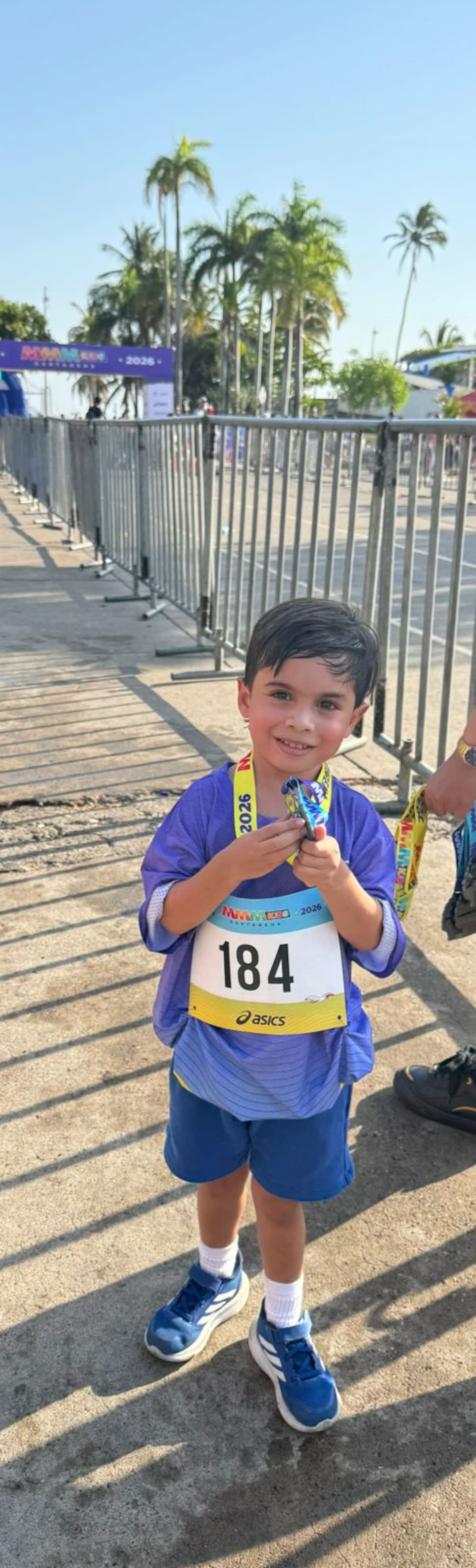 Simón en la Media Maratón. // CORTESÍA