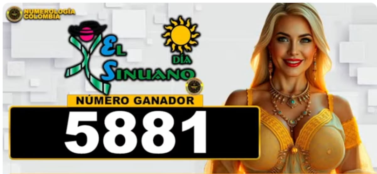 Resultados del sorteo El Sinuano Día del domingo 27 de octubre de 2024.