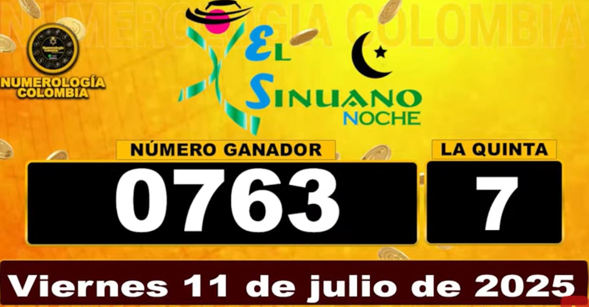 Sinuano Noche 11 de julio de 2025. // Foto: captura de pantalla