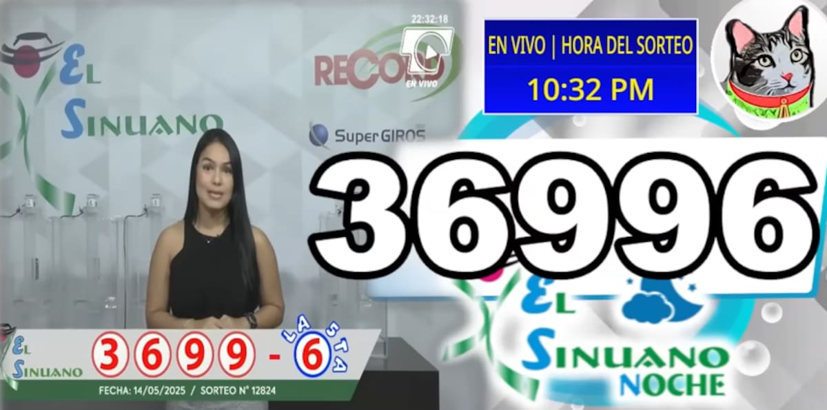 Sinuano Noche del 14 de mayo de 2025. // Foto: captura de pantalla