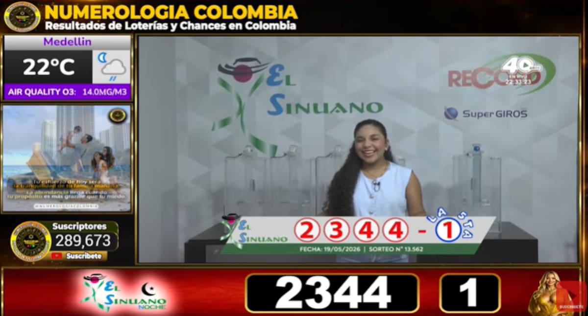 Sinuano Noche del 19 de mayo de 2026. // Foto: captura de pantalla