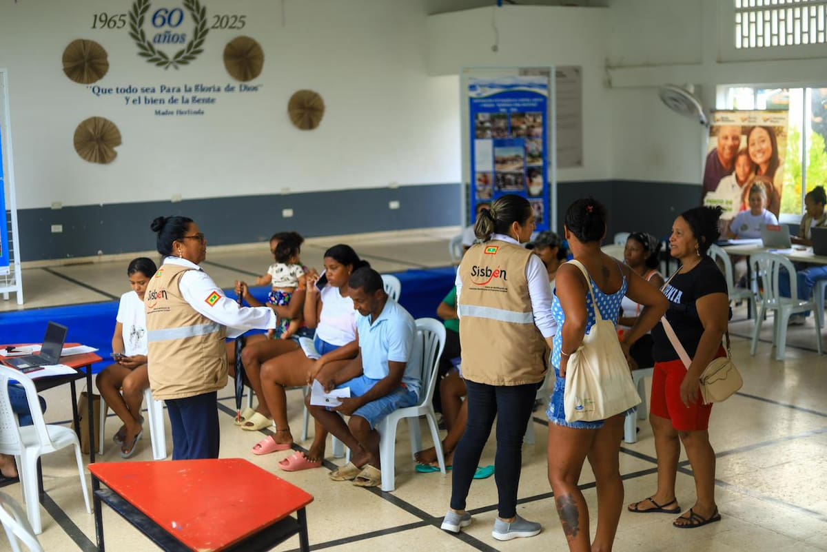 Puntos de atención al Sisbén. // Foto: cortesía - Alcaldía de Cartagena.