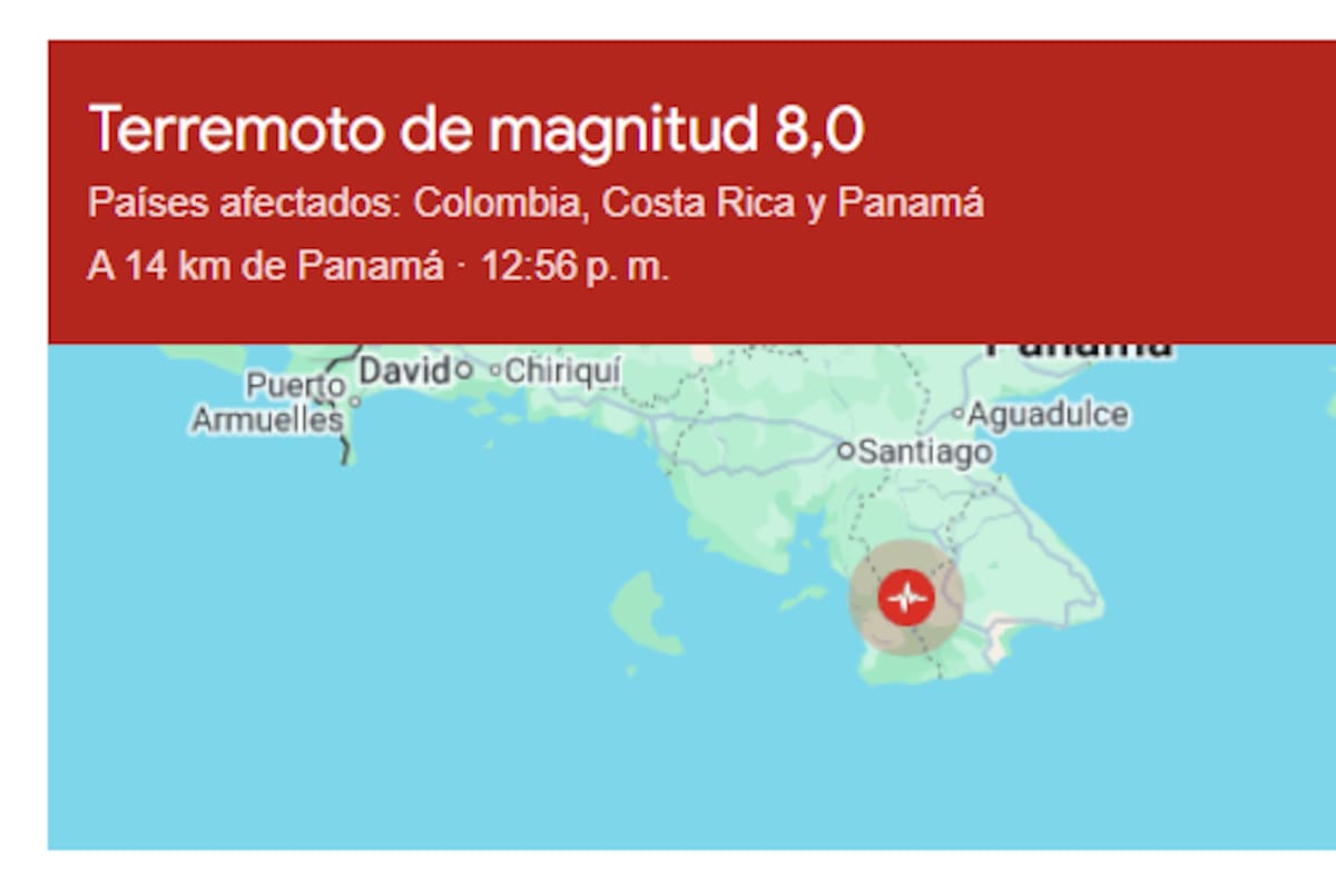 Minuto a minuto: terremoto de magnitud 8,0 en Panamá se sintió en Cartagena