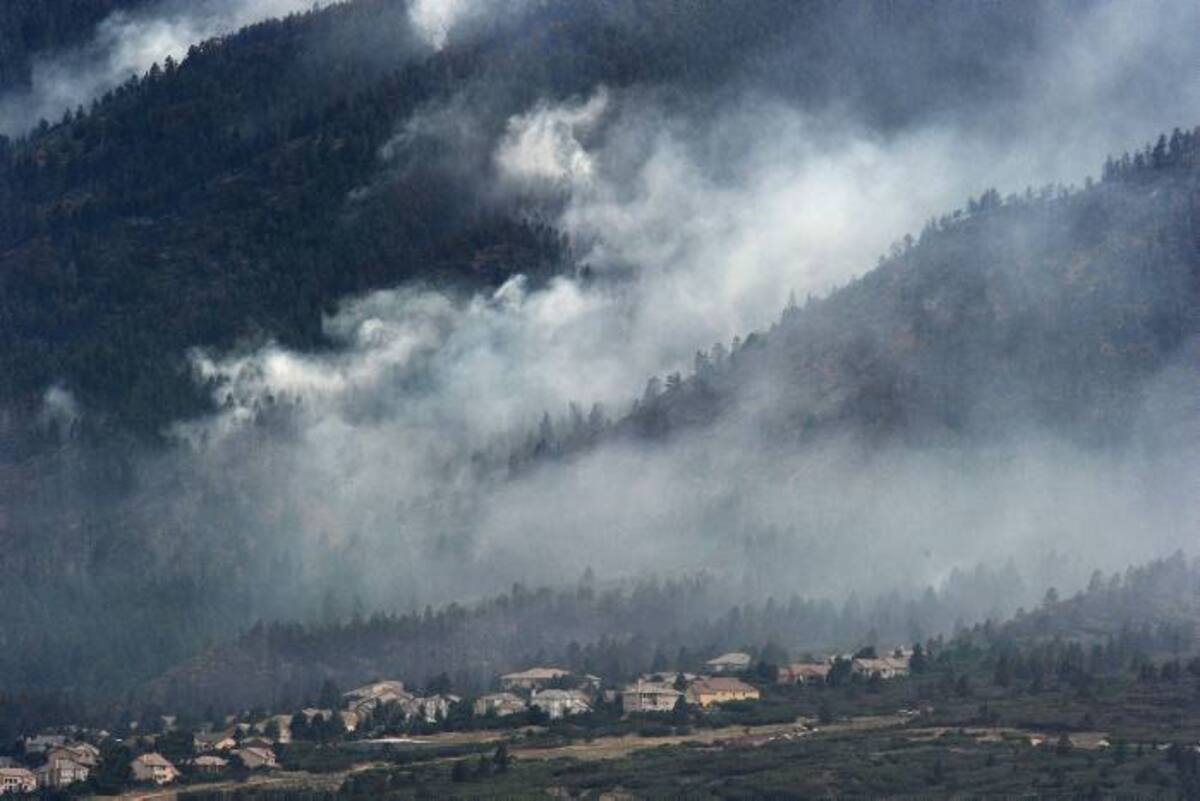 El incendio, llamado Waldo Canyon Fire, se desató el sábado pasado y se mostró de inmediato peligroso AFP/ ROBYN BECK