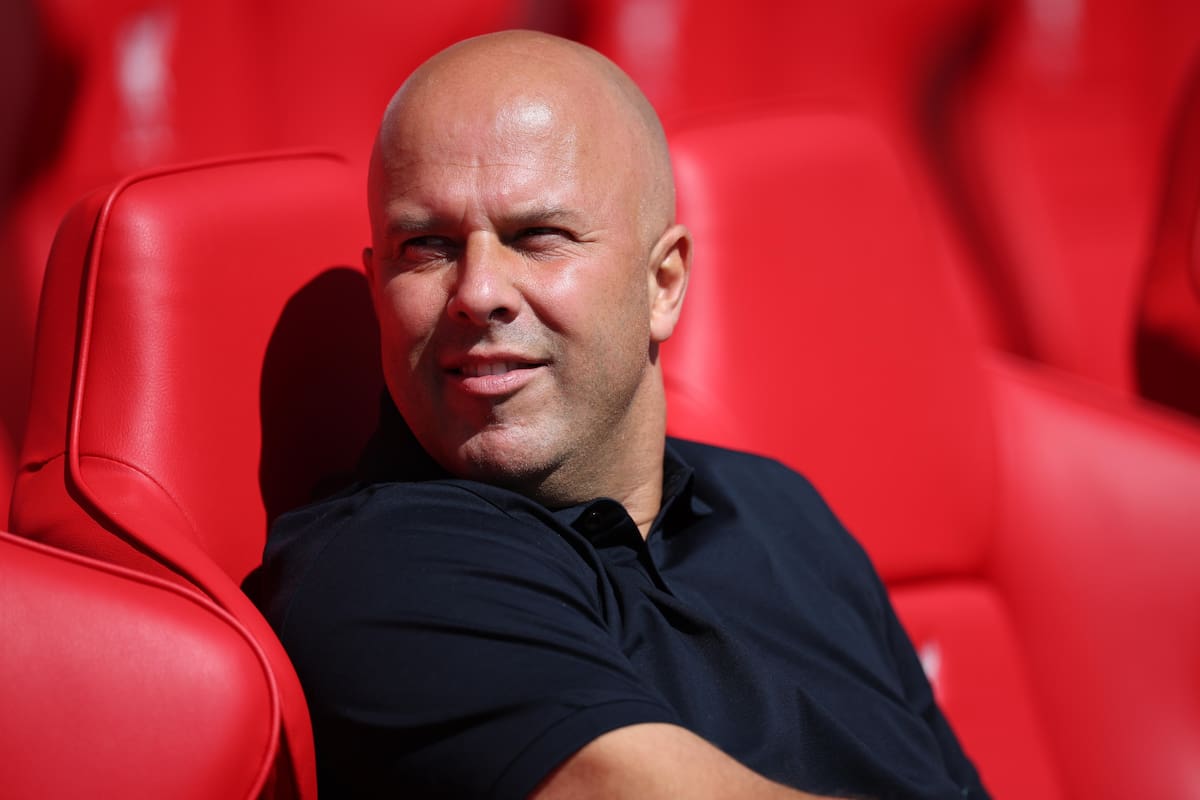 Arne Slot, director técnico del Liverpool. //EFE