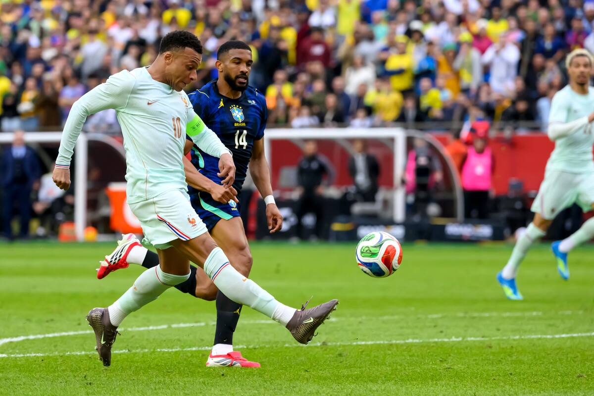 Francia le ganó a Brasil en un amistoso de alto nivel