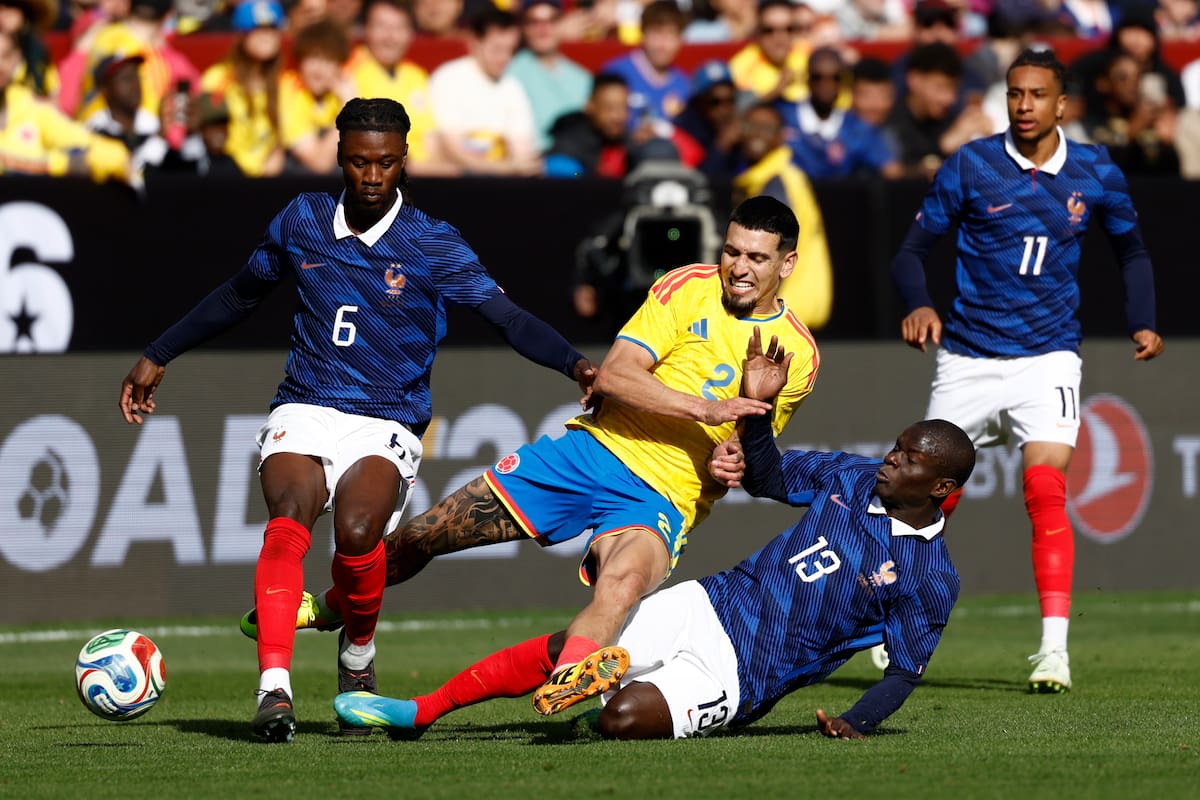 Colombia tampoco pudo ante Francia en su amistoso. //Foto, EFE: WILL OLIVER