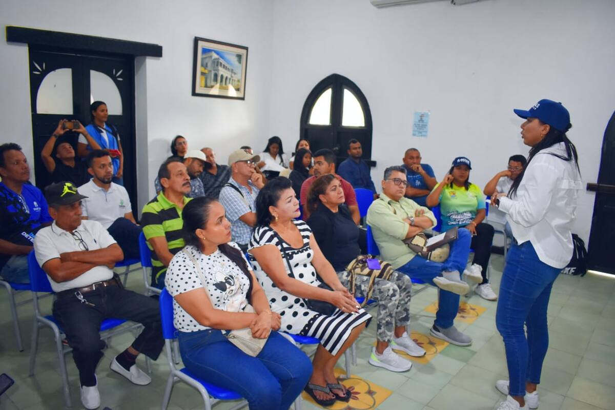 Socialización sobre la intervención del alcantarillado en San Juan Nepomuceno. // Cortesía