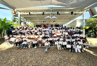 Varias personas en Barú fueron beneficiadas por programas de educación y arte