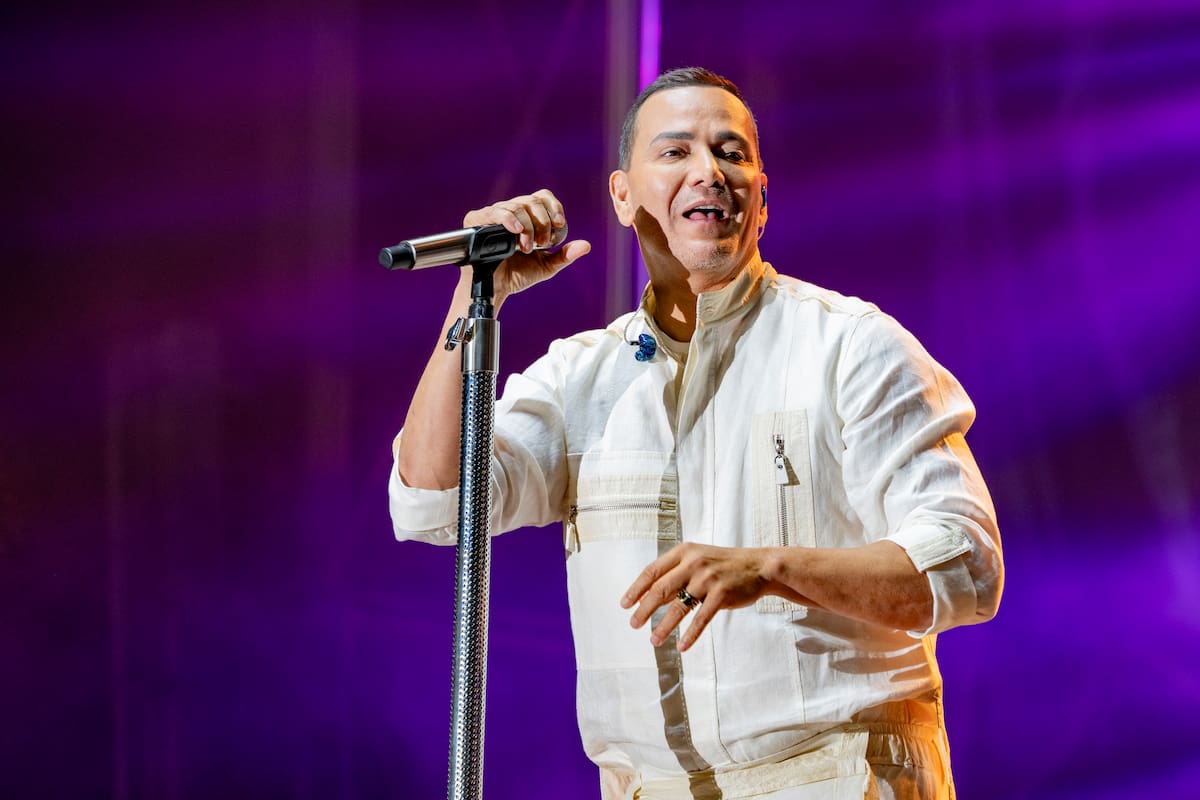 El salsero Víctor Manuel se presenta en el concierto de verano 'Rise Up NYC'. //Foto: EFE.