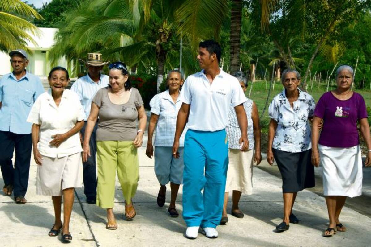 Integrantes de la tercera edad son apoyados por el municipio de Cereté con el programa de recreación y deporte en esta región.