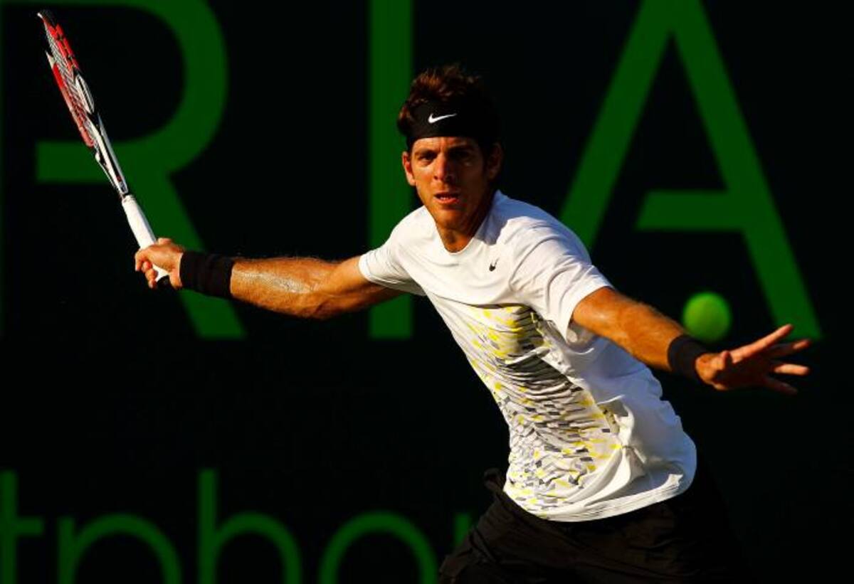 Juan Martín Del Potro. AFP Mike Ehrmann