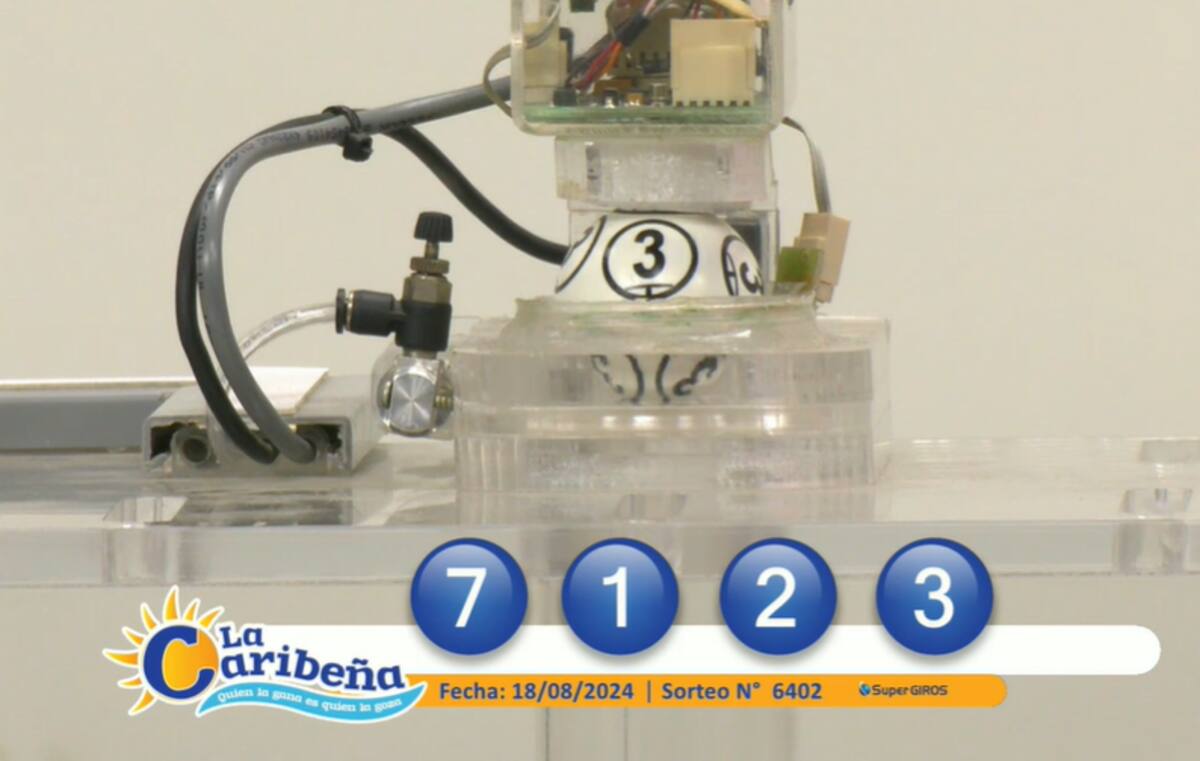 Sorteo La Caribeña Noche del domingo18 de agosto. // Captura de video.