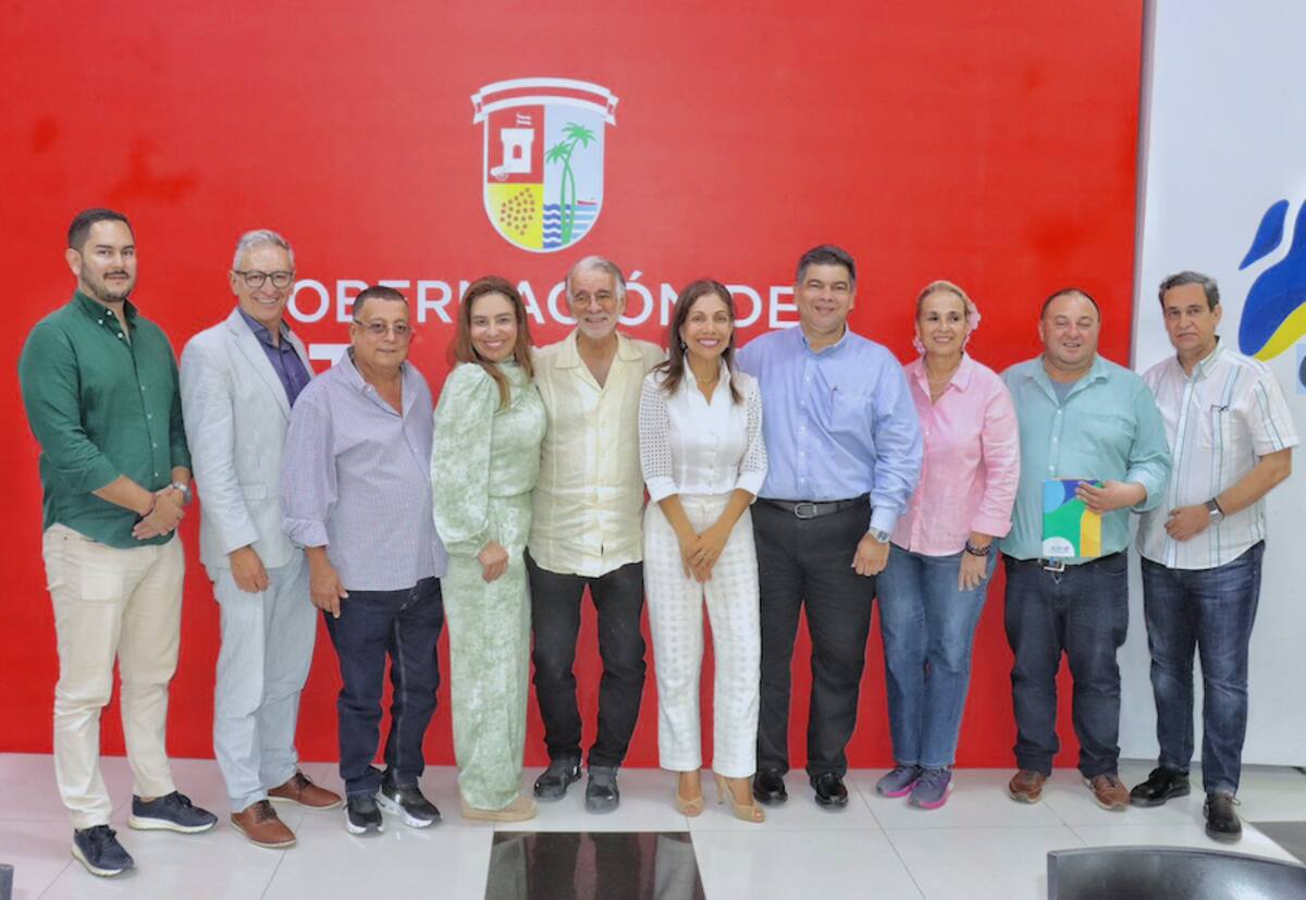 Representantes de los gobernadores y gremios del sistema eléctrico del Caribe se hicieron m presentes en la reunión con el Ministro de Minas y Energía.//Cortesía Gobernacion del Atlántico.