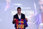 Así fue el primer entrenamiento de Rodri con el Barcelona de España