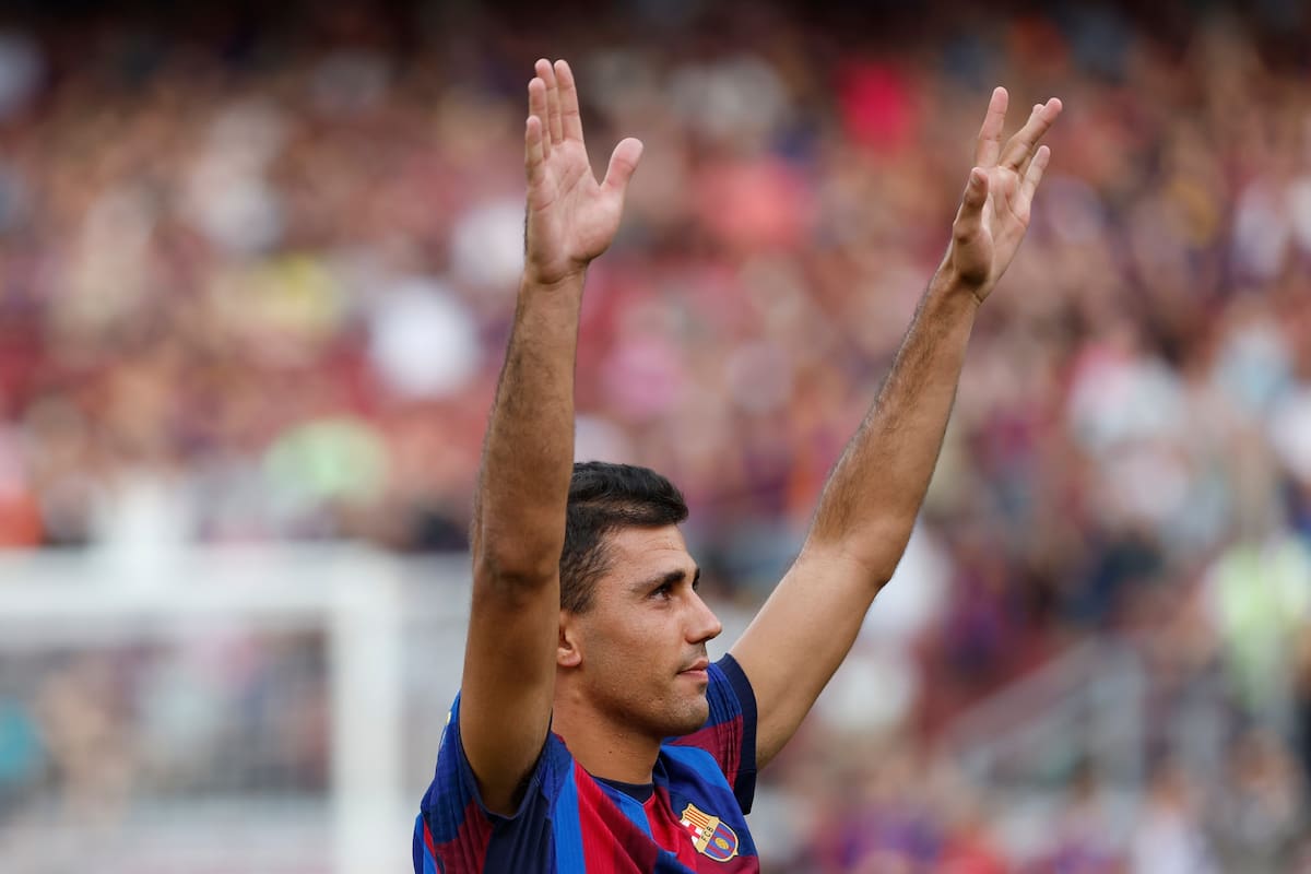 Así va el posible debut de Rodri en el Barcelona de España, equipo que juega esta semana
