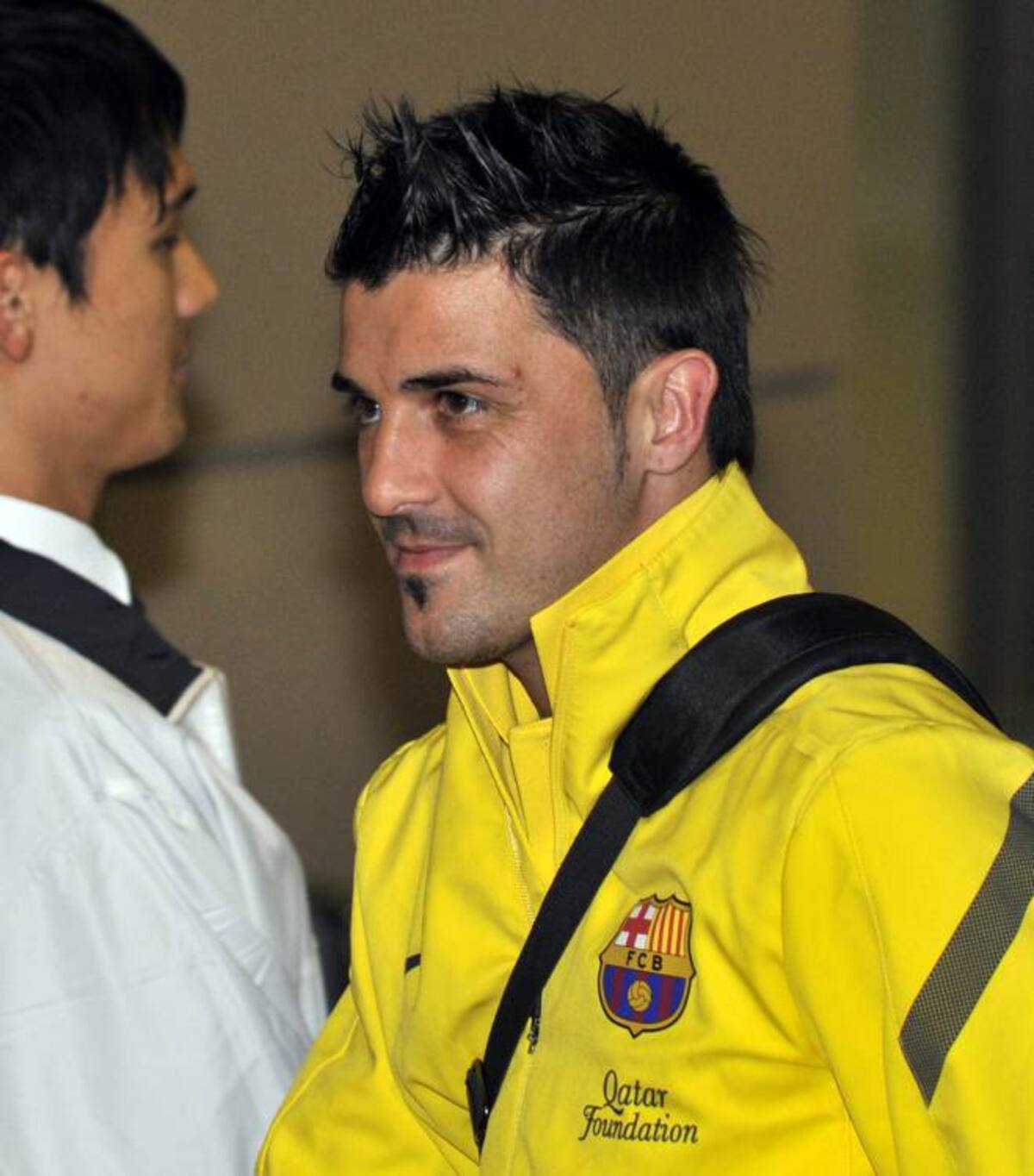 David Villa no podrá defender la corona que ganó hace cuatro años la selección de España. AFP YOSHIKAZU TSUNO