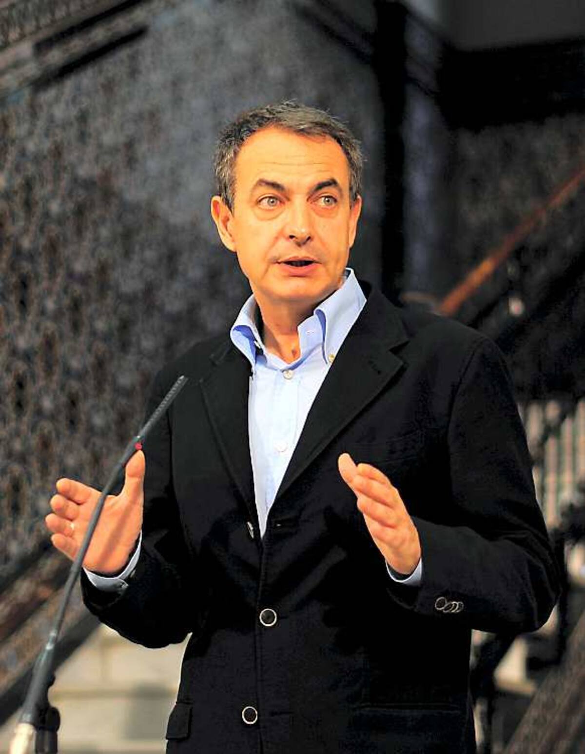 José Luis Rodríguez Zapatero, presidente saliente del gobierno. AFP DANI POZO