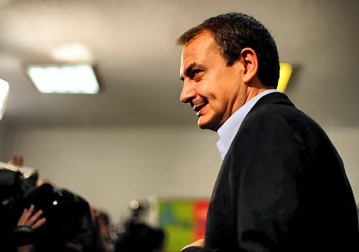 José Luis Rodríguez Zapatero, otro líder acosado por la crisis económica AFP