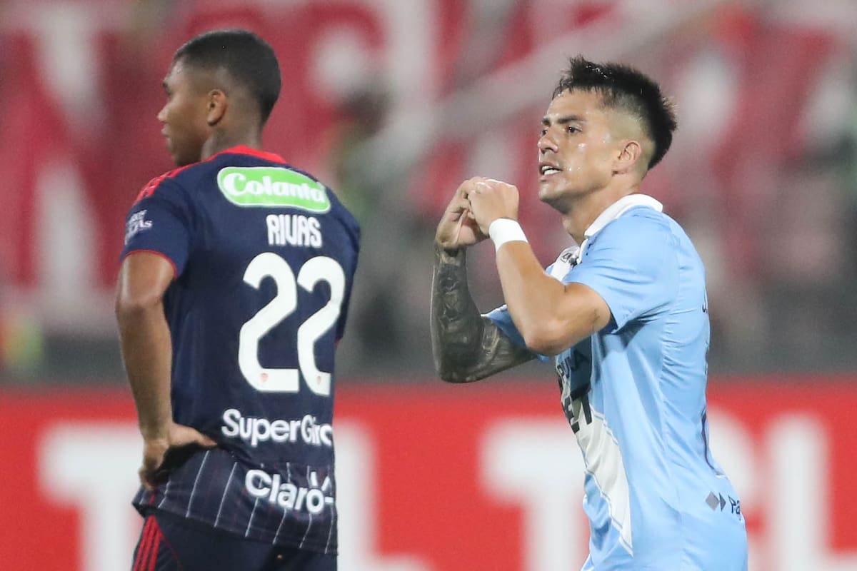 Sporting Cristal derrotó a Junior en la Copa Libertadores y lo complicó en el torneo. //Foto, EFE: Paolo Aguilar