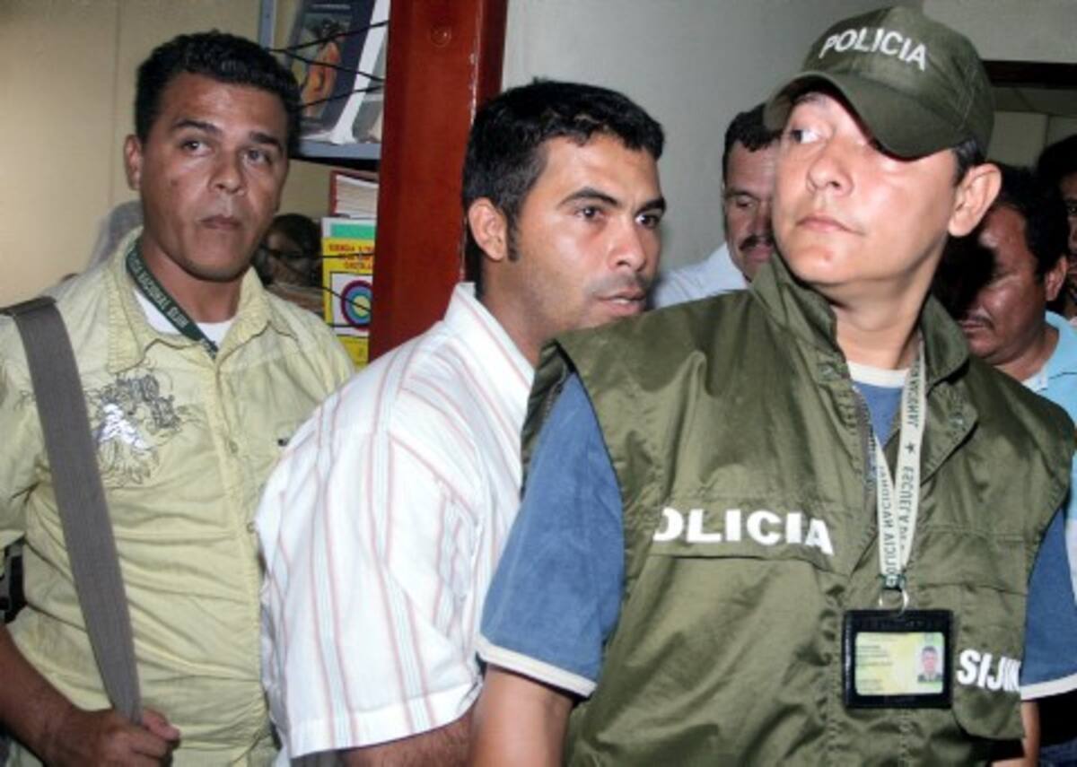 Rafael Sánchez Cuitiva, momentos en que era llevado a una sala de audiencias de Corozal, horas después de su captura. Rafael Sánchez Cuitiva, momentos en que era llevado a una sala de audiencias de Corozal, horas después de su captura.