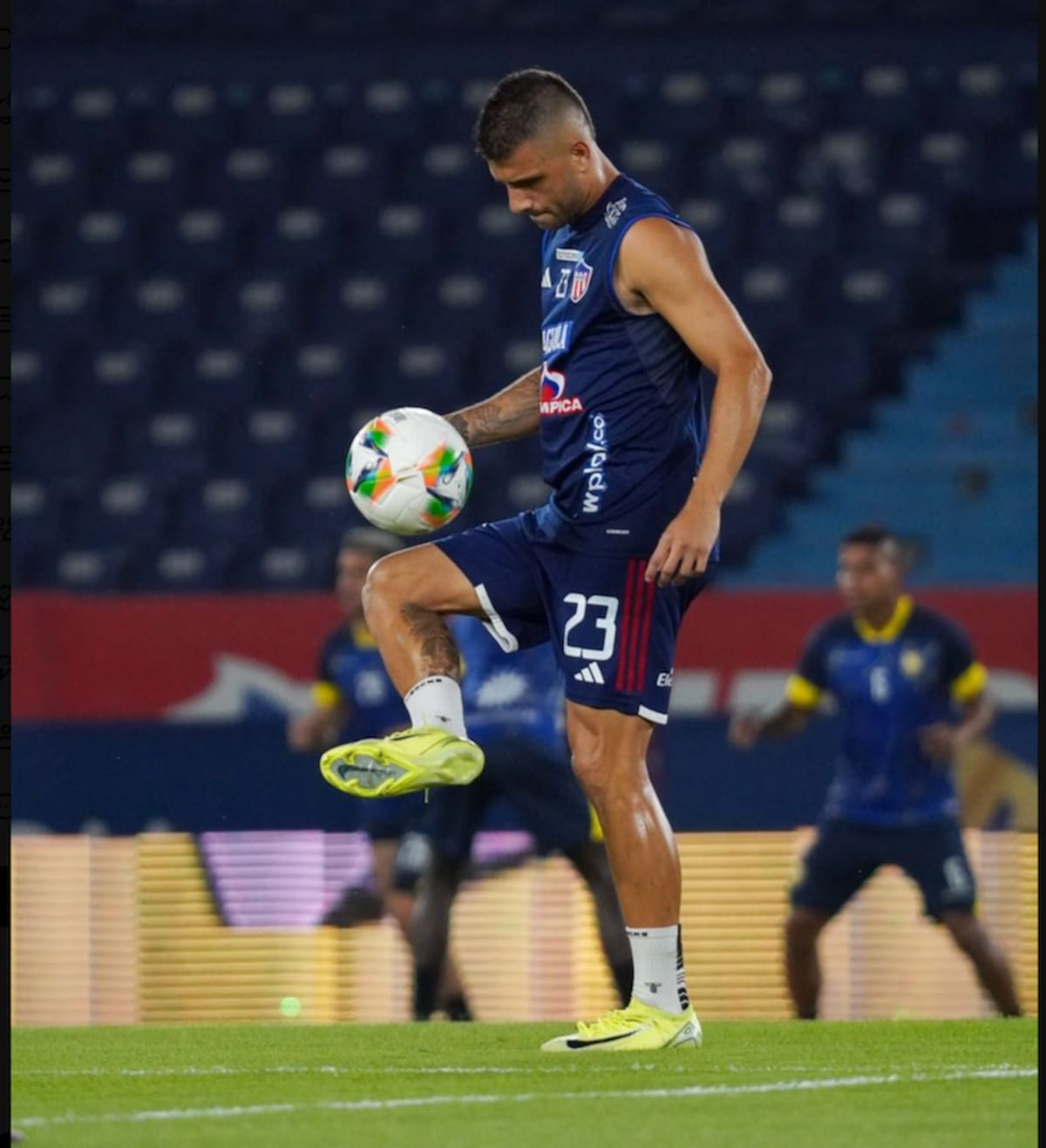 Steven Andrés 'Titi' Rodríguez, delantero del equipo Junior de Barranquilla.//Cortesía.