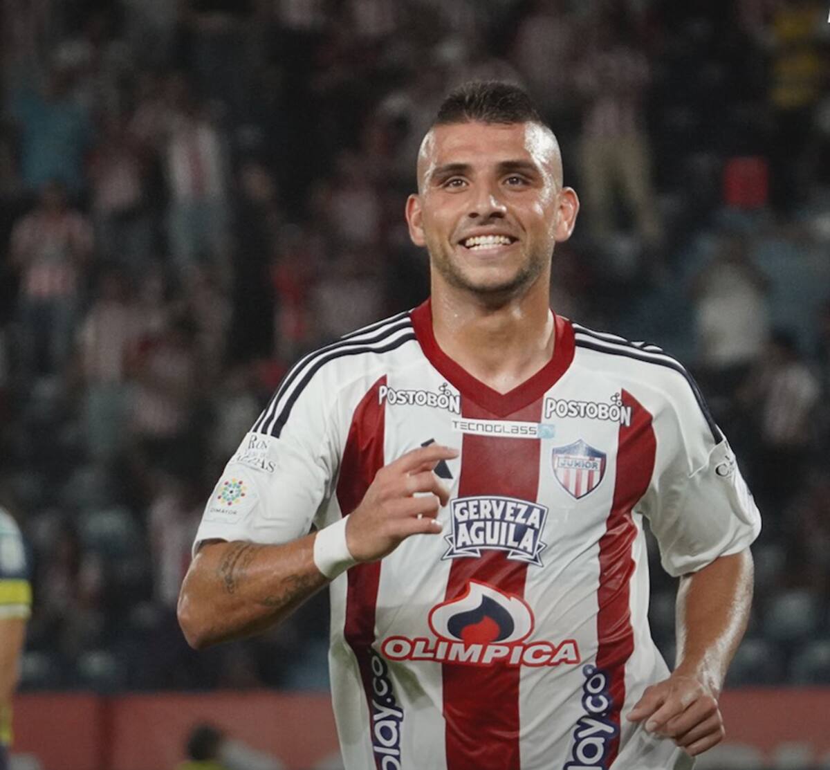 Steven Andrés 'Titi' Rodríguez anotó el segundo gol de Junior este sábado frente a Alianza Valledupar FC en el Estadio Metropolitano Roberto Meléndez.//Cortesía.