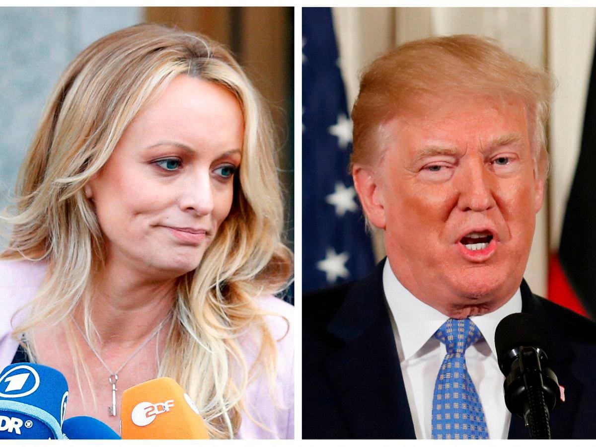 El presidente electo de Estados Unidos y Stormy Daniels. // Foto: tomada de internet