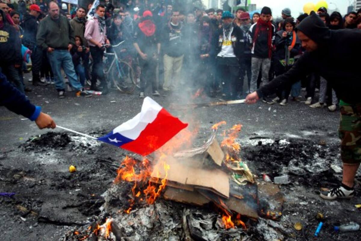 Manifestaciones en Chile. AFP HECTOR RETAMAL