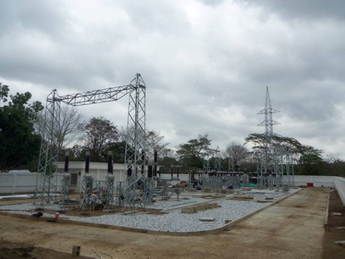 Subestación eléctrica en El Carmen de Bolívar CORTESÍA