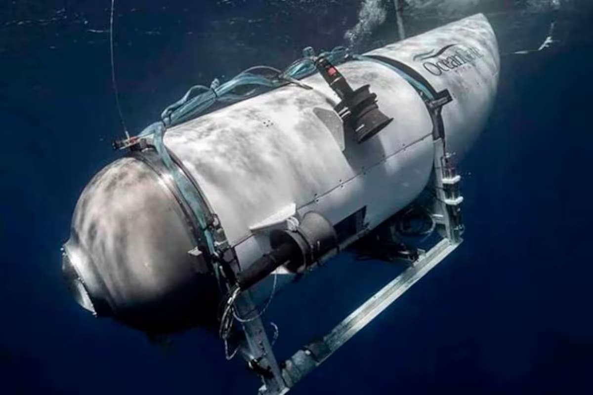 El submarino turístico Titán, el cual era operado por la empresa Ocean Gate. // EFE.