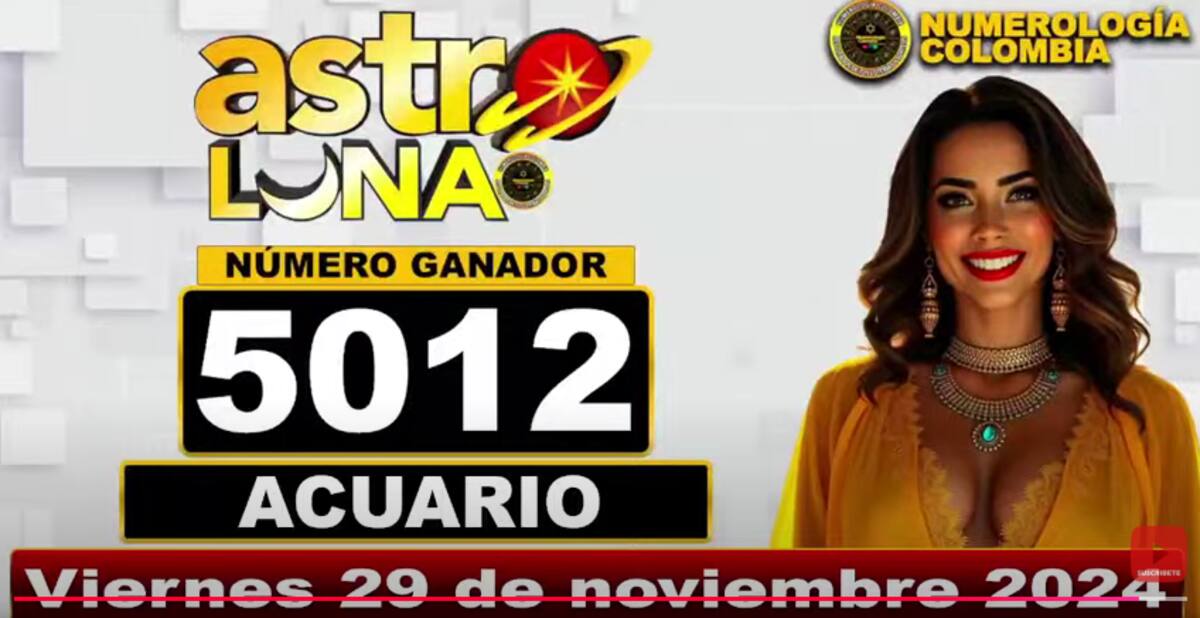 Resultado de Super Astro Luna viernes 29 de noviembre.