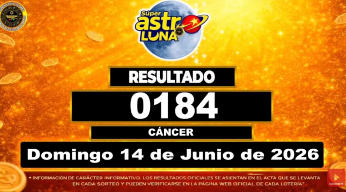 Super Astro Luna del 14 de junio de 2026. // Foto: captura de pantalla