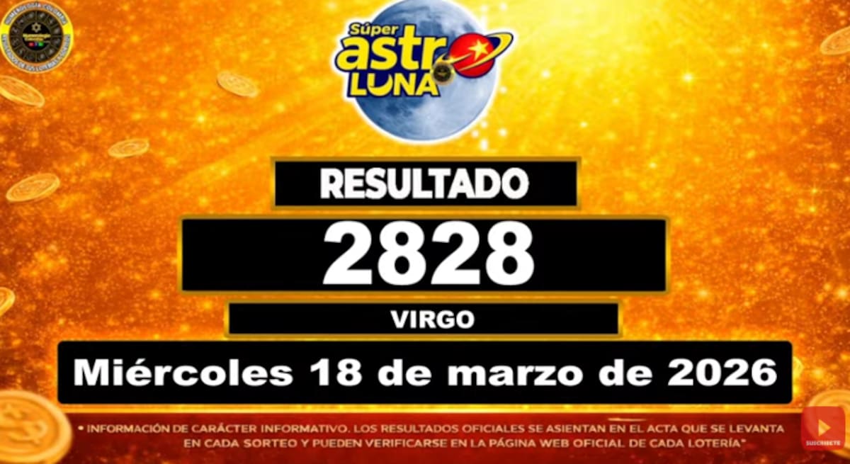 Super Astro Luna del 18 de marzo de 2026. // Foto: captura de pantalla