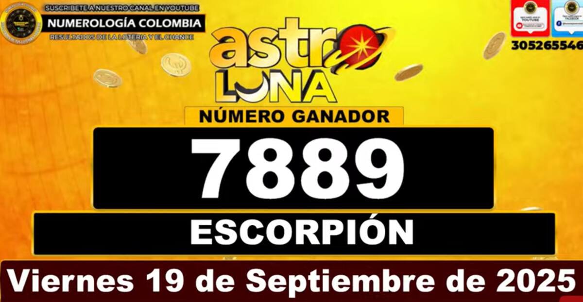 Super Astro Luna del 19 de septiembre de 2025. // Foto: captura de pantalla