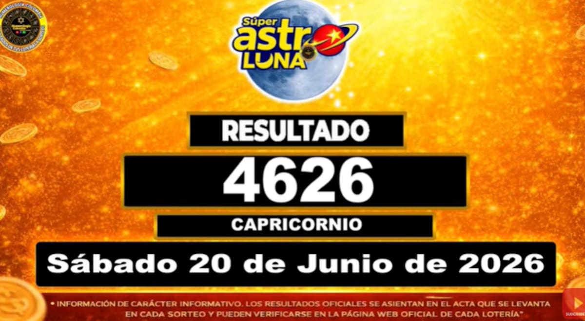 Super Astro Luna del 20 de junio de 2026. // Foto: captura de pantalla