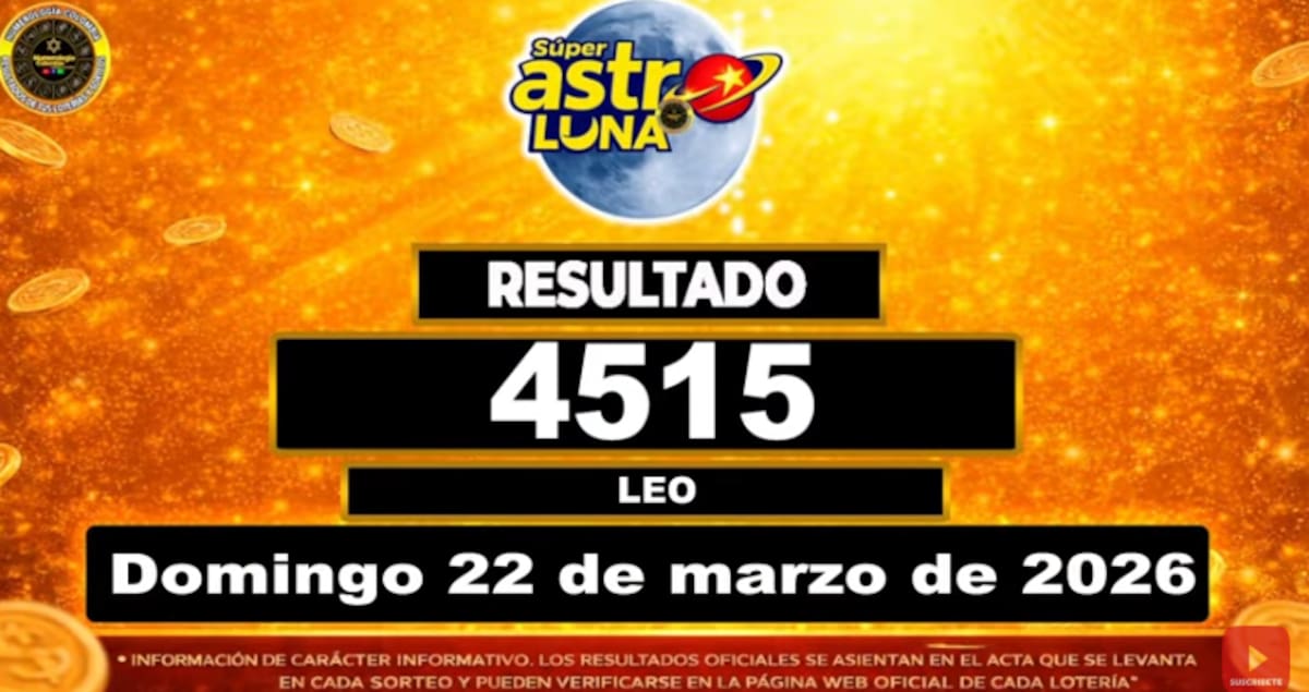 Super Astro Luna del 22 de marzo de 2026. // Foto: captura de pantalla