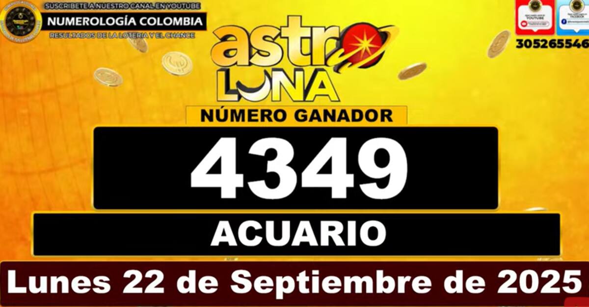 Super Astro Luna del 22 de septiembre de 2025. // Foto: captura de pantalla