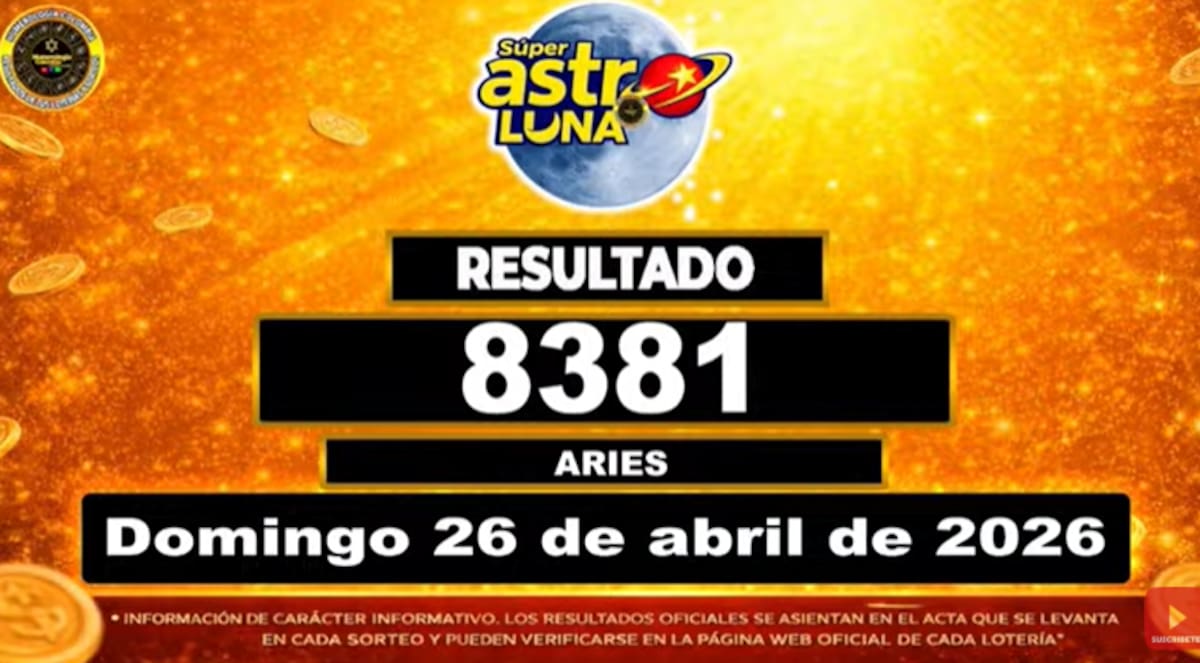 Super Astro Luna del 26 de abril de 2026. // Foto: captura de pantalla