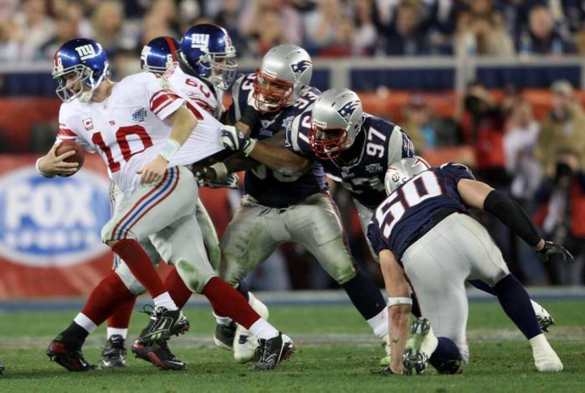 El Superbowl 46 en Indianápolis será revancha de la final jugada entre ambos clubes en 2008, ganada 17-14 por los Giants. AFP ANDY LYONS