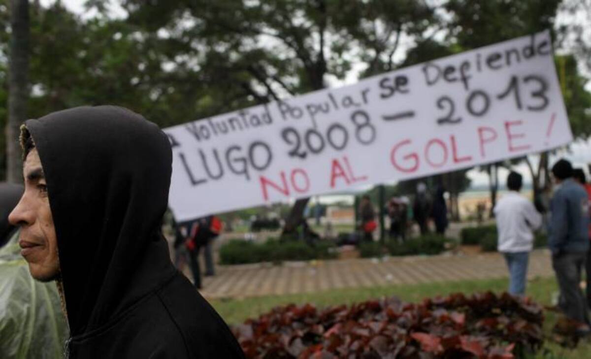 Apoyo a Fernando Lugo. AP