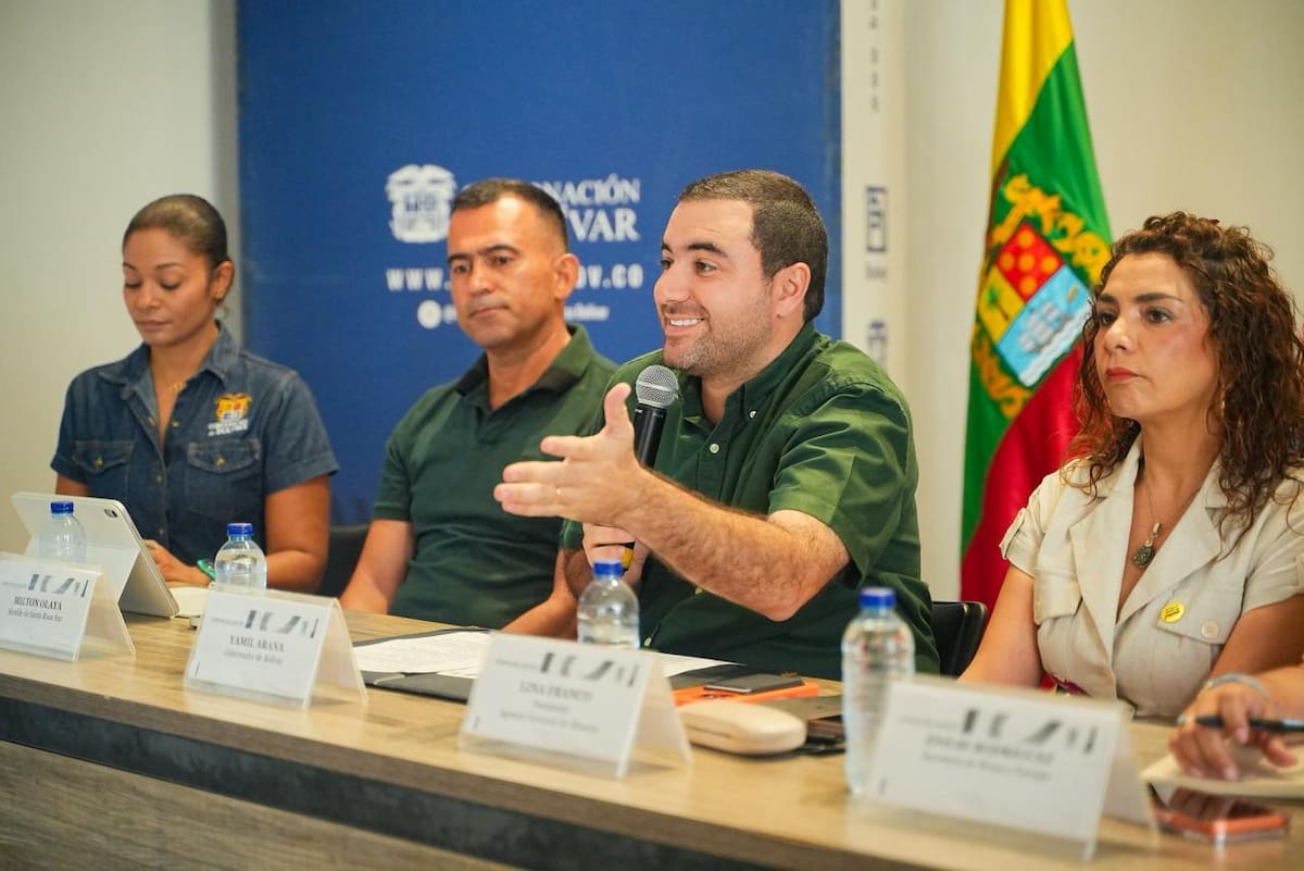 Sur de Bolívar avanza hacia una ruta de formalización minera. // Foto: Gobernación de Bolívar