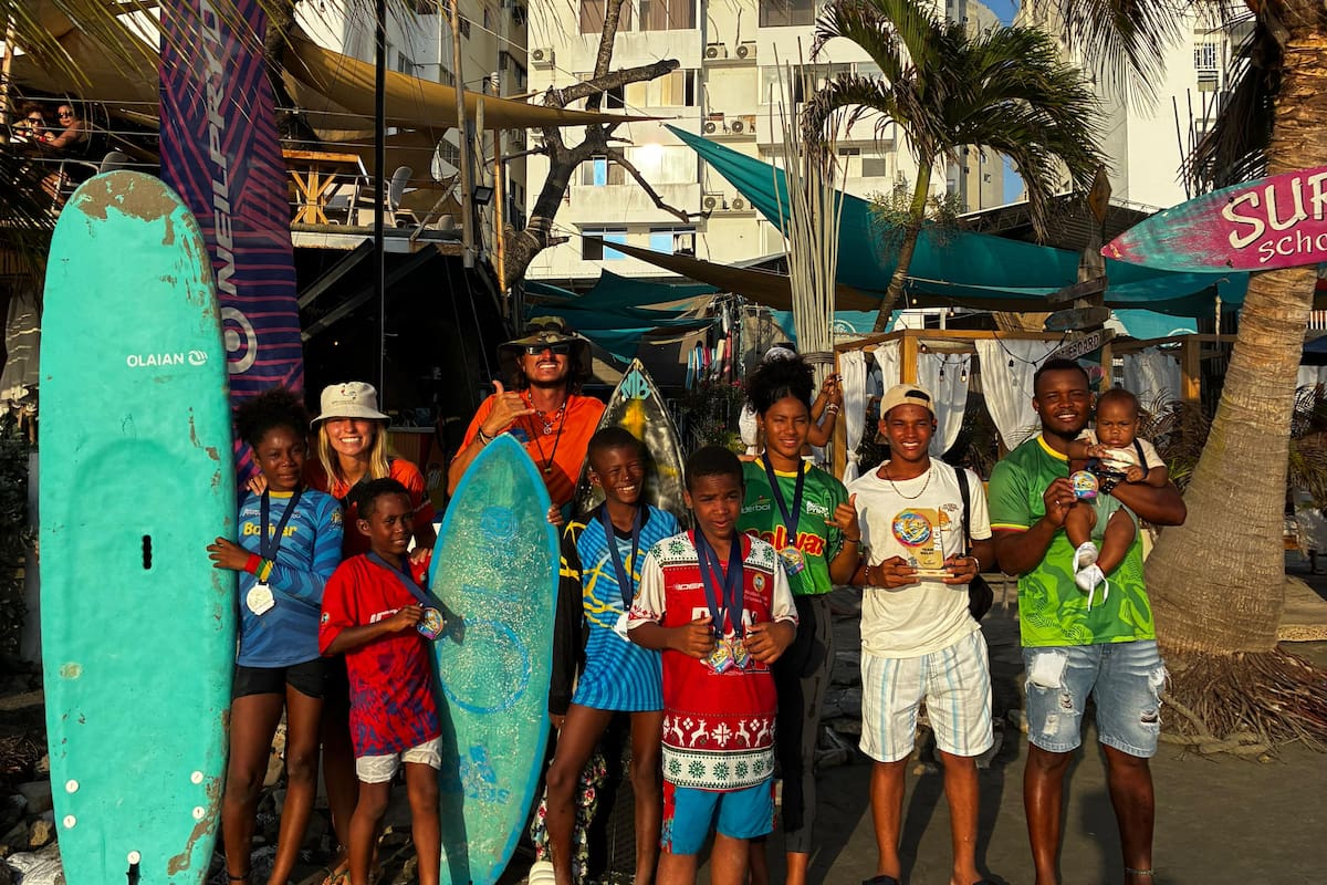 Bolívar brilló en el Campeonato Nacional de Surf realizado en Cartagena