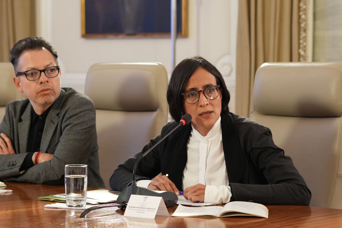 Susana Muhammad ministra de Ambiente y Desarrollo Sostenible.