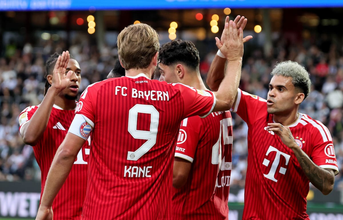 El inglés Harry Kane le dio el triunfo a Bayern Múnich sobre el SV Elversberg por la jornada tres de la Bundesliga. //Foto, EFE: RONALD WITTEK