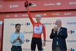Tadej Pogačar compartió dura foto tras su caída y retiro de la Vuelta a España