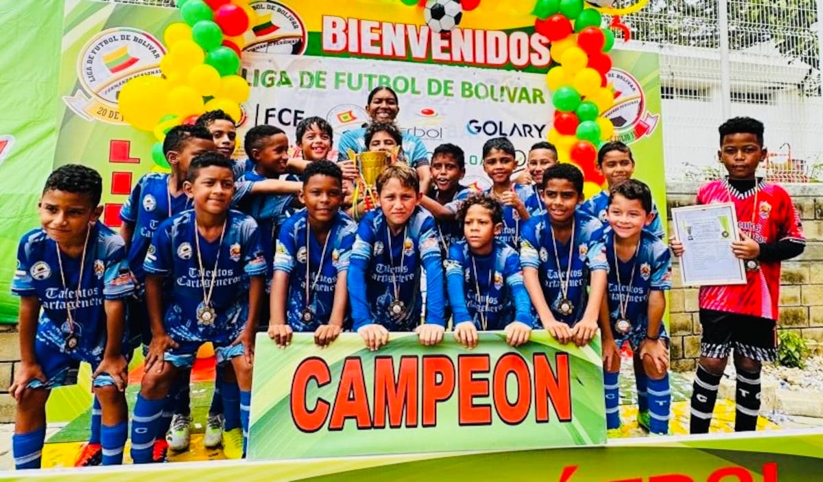 Talentos Cartageneros, con un combo de lujo, se quedó con el título en la sub-9 A.